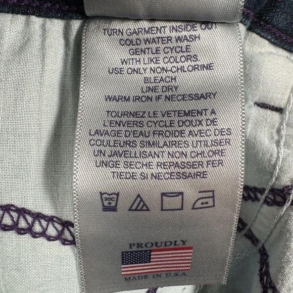 NYDJ Straight Leg Jeans Womens Size 6 Dark Blue Mid Rise - Picture 8 of 14